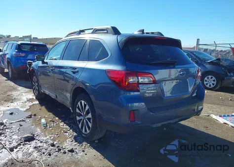 2017 Subaru Outback 2.5I Limited из США, поврежденный, VIN 4S4BSAKC0H3300353